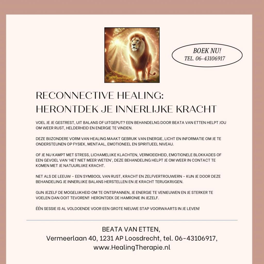 Flyer Leeuw, Gezondheidsloket, 1e pagina
