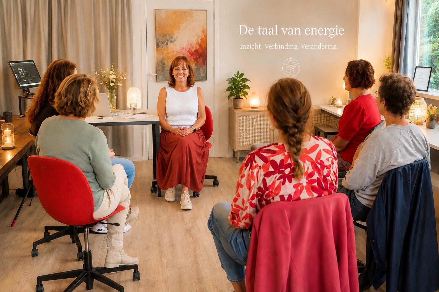Beata van Etten geeft workshop De Taal van Energie bij HealingTherapie in Loosdrecht
